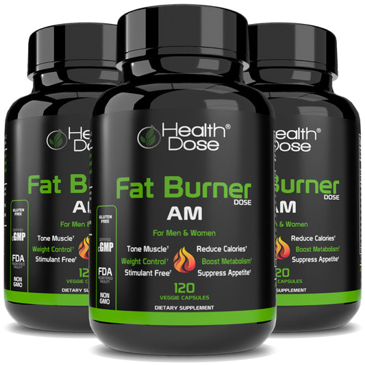 Health Dose Fat Burner - AM Daytime - Pack of 3