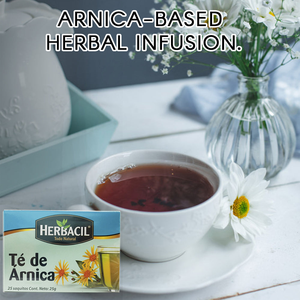 Herbacil Arnica Tea 25-Bags 0.88 Oz / 25 g. - Pack of 2