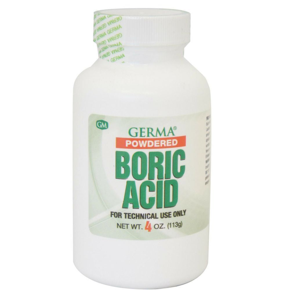 Germa Boric Acid Powder / Polvo de Ácido Bórico 4 Oz - Pack of 3