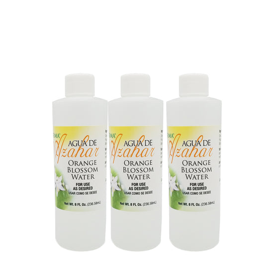 Germa Orange Blossom Water Skin Toner/Agua De Azahar Tonificador de Piel 8 Fl oz. Pack of 3