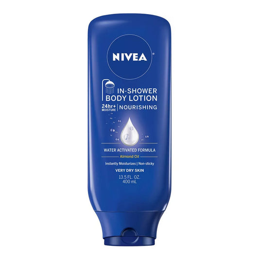 Nivea Nourishing In Shower Body Lotion. Perfect For Very Dry Skin. 13.5 Fl.Oz