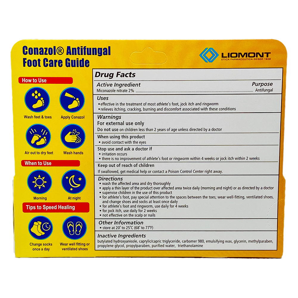 Conazol Antifungal 2% Cream 30 gr - Pack of 3