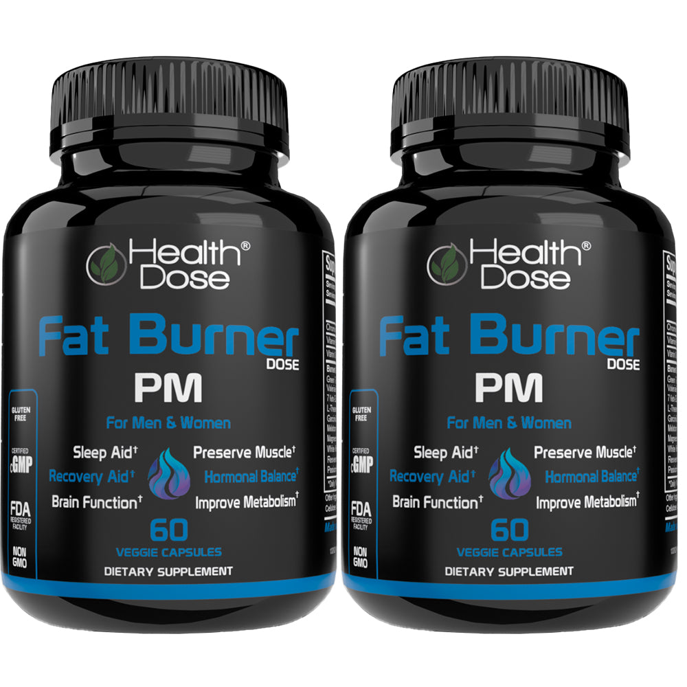 Health Dose Fat Burner - PM Nighttime - Pack of 2