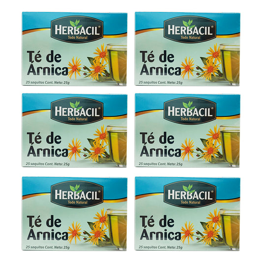 Herbacil Arnica Tea 25-Bags 0.88 Oz / 25 g (3). Pack of 2