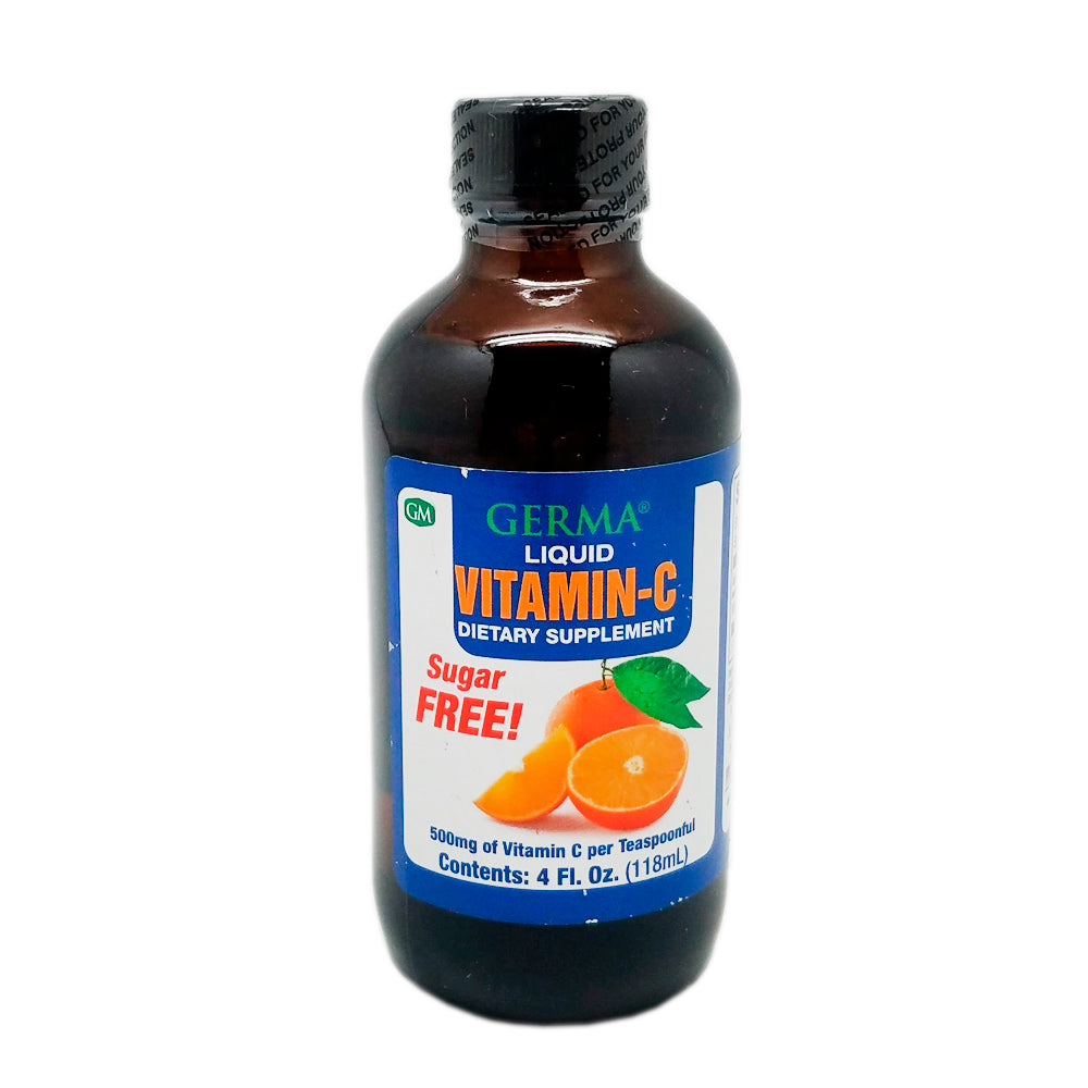 Germa Sugar Free, Liquid Vitamin C / Vitamina C Libre de Azucar 4 Oz - Pack of 3