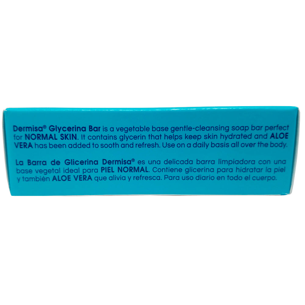 Dermisa Glycerin Bar Soap 3 Oz / 85 g. Pack of 3