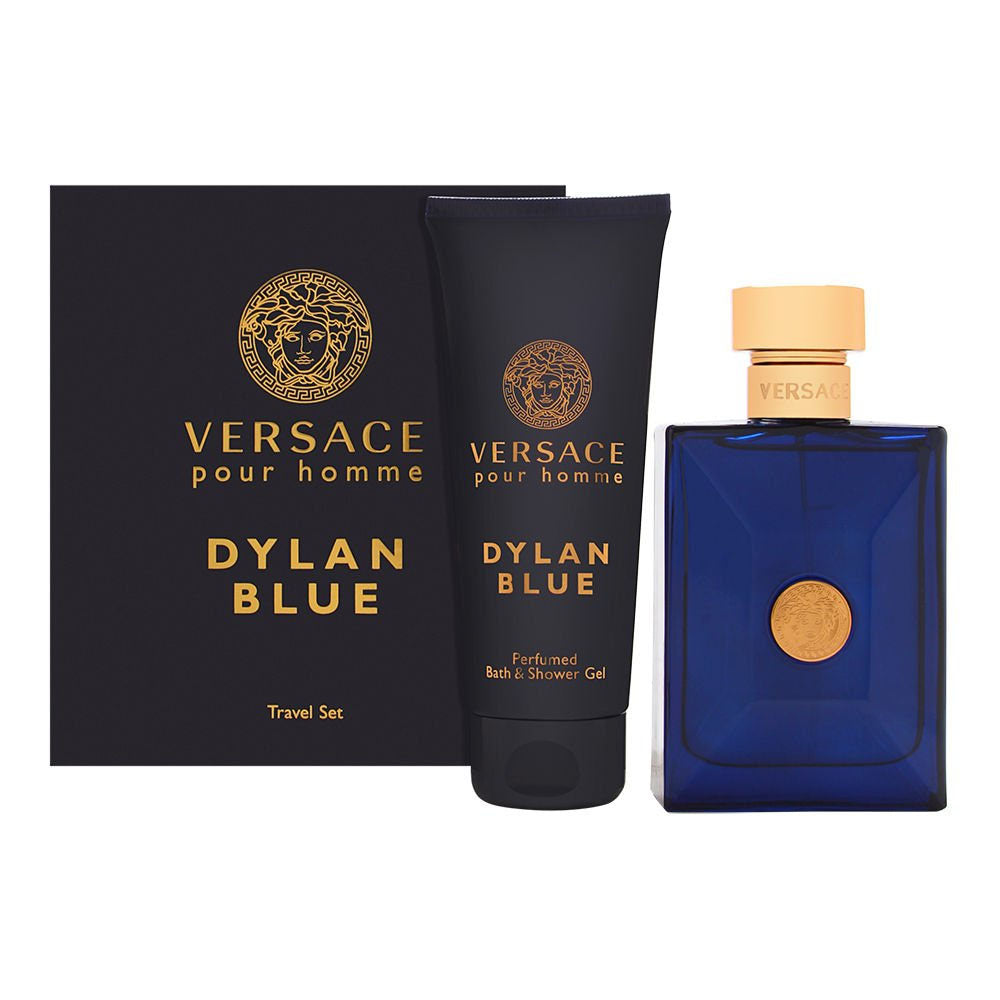 Versace Dylan Blue M 2Pcset 3.4 Edt Spray / 3.4 Sgel *Picture Box*