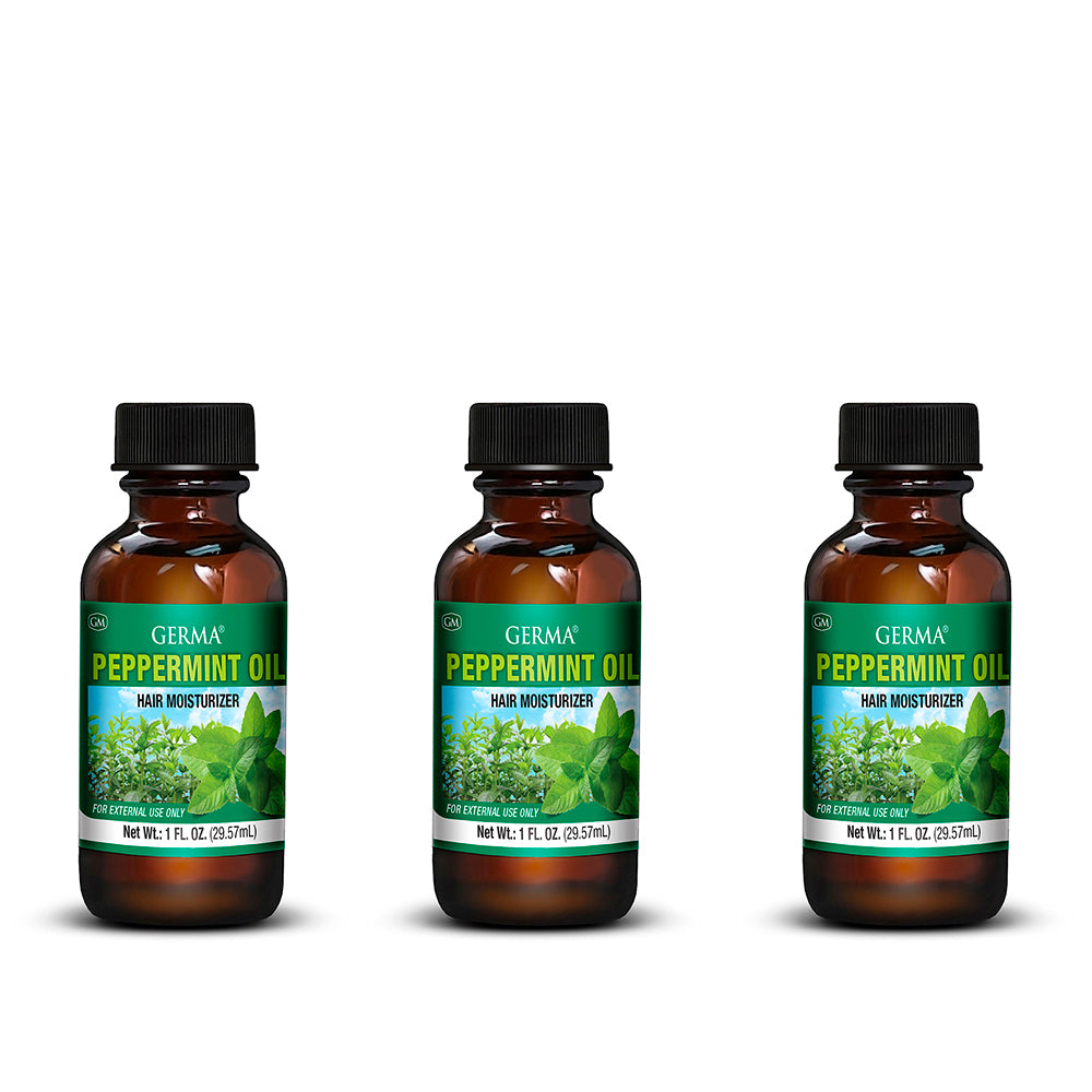 Germa Peppermint Oil, Relaxing/Aceite de Menta, Relajante. 1 Oz. Pack of 3