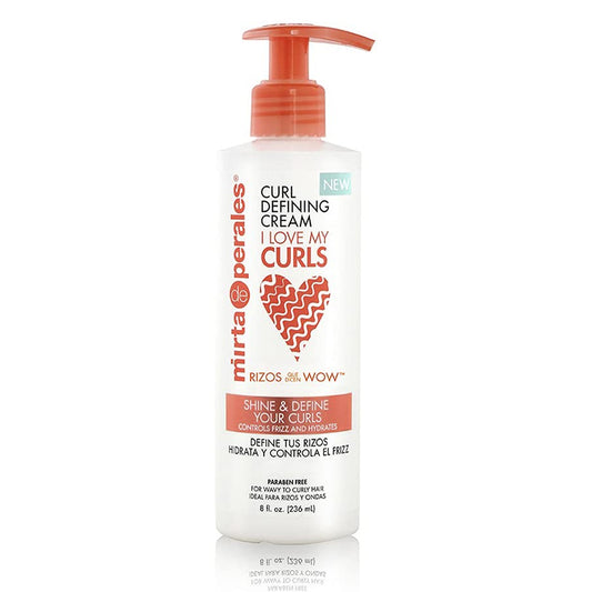 Mirta de Perales Love My Curls Hair Cream. With Coconut Oil & Shea Butter. 8 oz