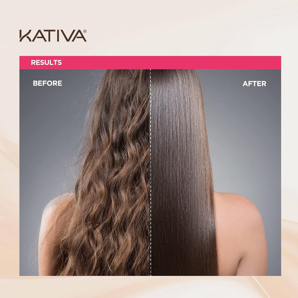 Kativa Straightening Antifrizz Xtreme Care Kit - Ultimate Frizz Control & Smooth Hair, 1 Kit
