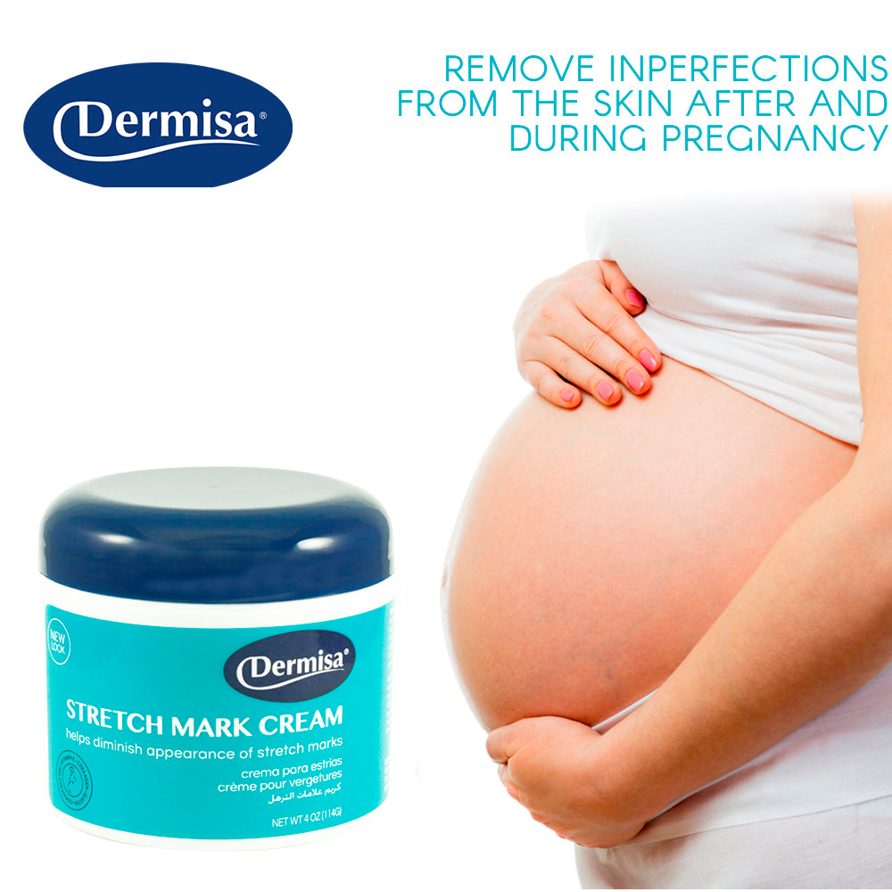 Dermisa Stretch Mark Cream 4 Oz / 114 g. Pack of 3