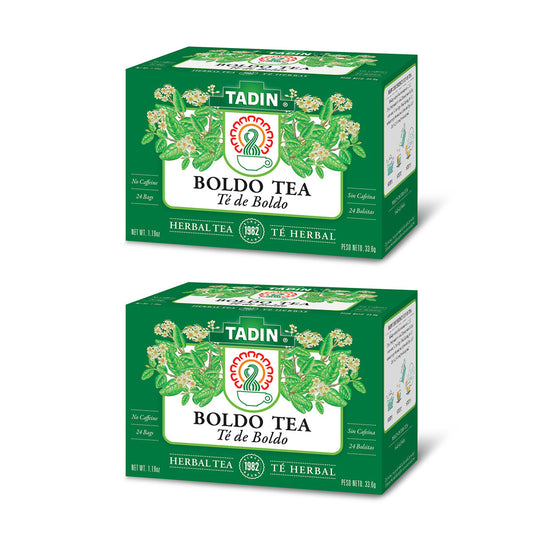 Tadin Tea Boldo. 24 Bags. 1.18 Oz - Pack of 2