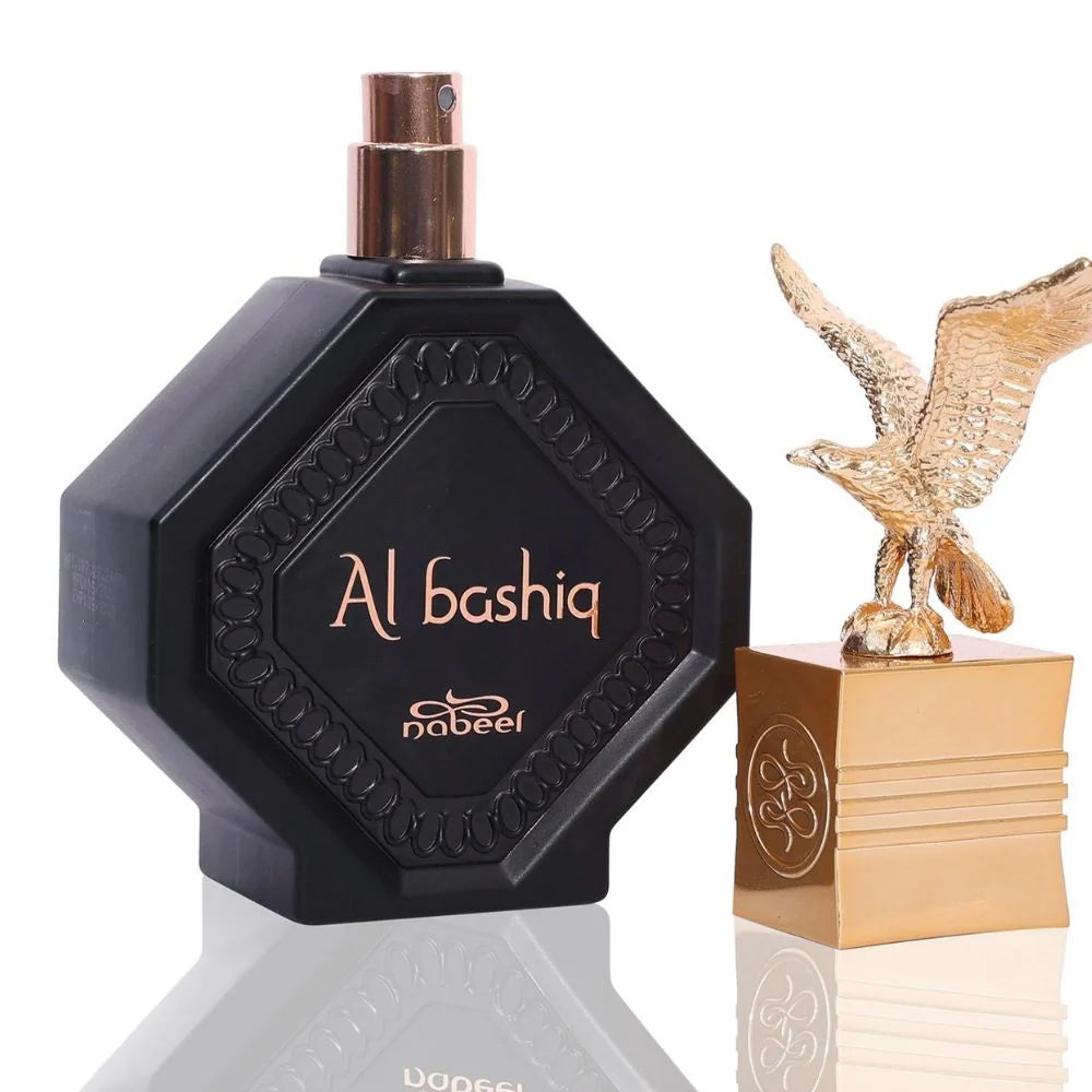 Al Bashiq Eau de Parfum Spray - Unisex Fragrance with Leather & Oud 100ml