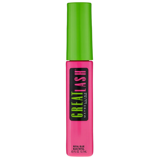 Maybelline Great Lash Washable Mascara - Royal Blue, Long-Lasting and Intense Color.