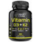 Health Dose Vitamin D3 + K2. 2 in 1 Formula. 180 Liquid Softgels
