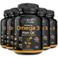 Health Dose Premium Omega 3 Fish Oil Triple Strength x 120 Softgels - Pack of 5