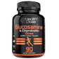 Health Dose Premium Joint Support - Glucosamine Chondroitin MSM Turmeric Boswellia & Hyaluronic Acid - Relieves Inflammation & Discomfort in Back, Knees & Hands - Antioxidant Properties - 90 Capsules