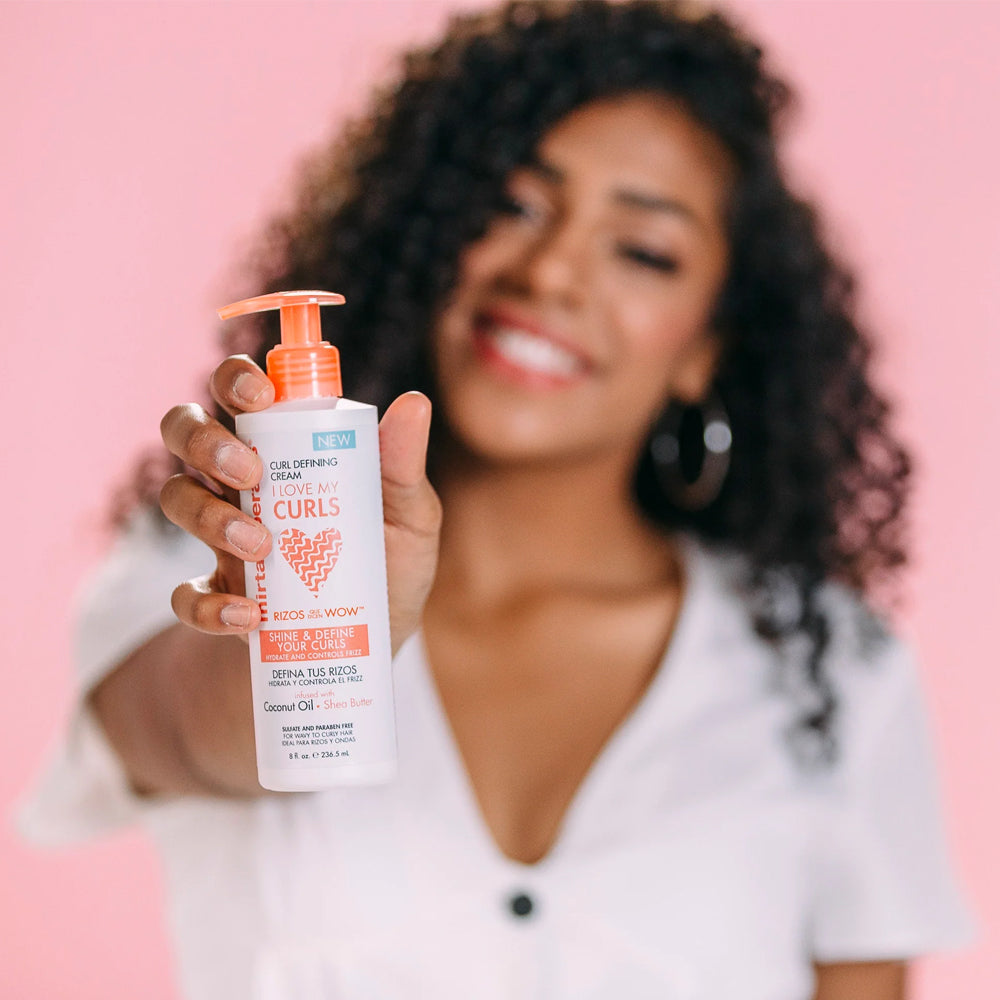Mirta de Perales Love My Curls Hair Cream. With Coconut Oil & Shea Butter. 8 oz