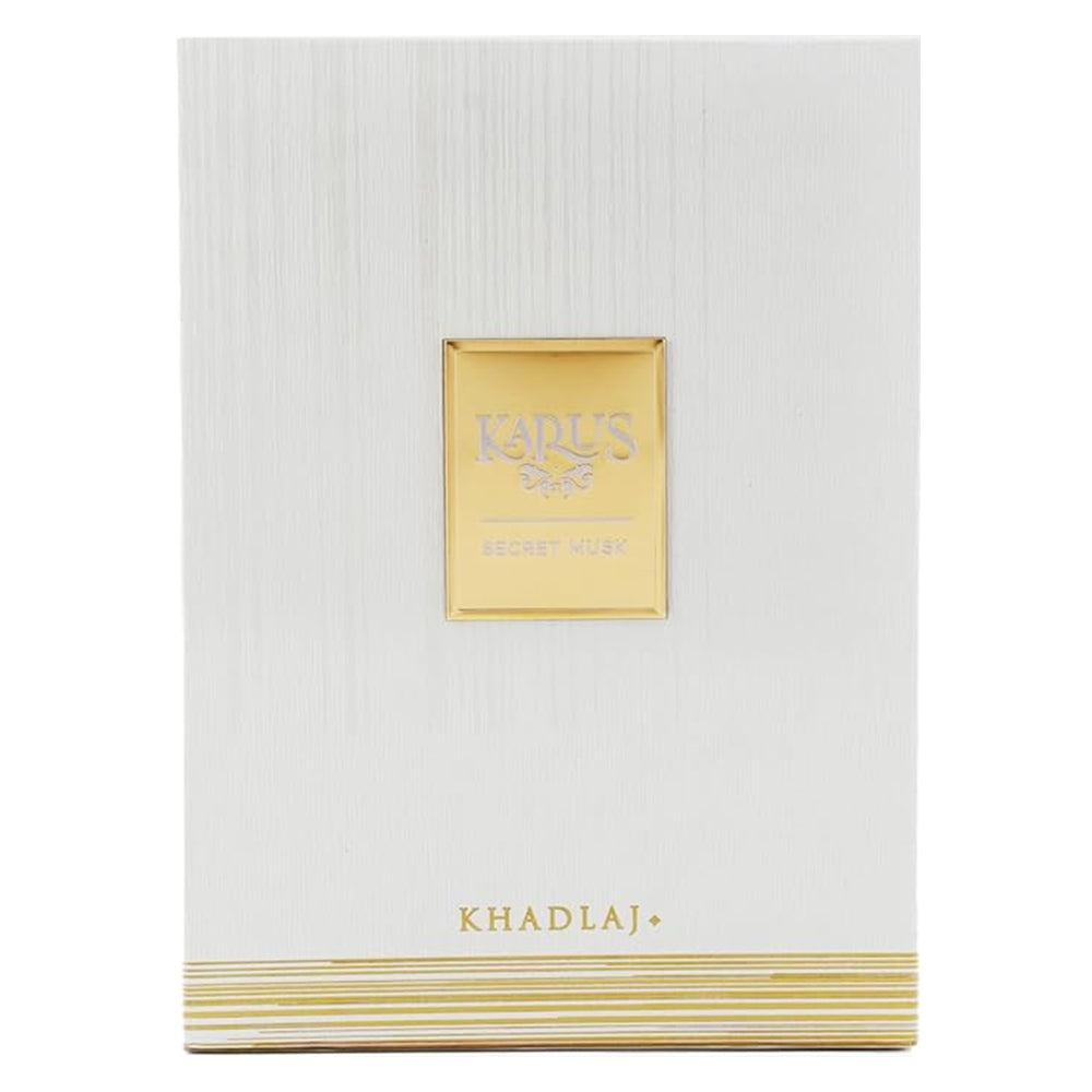 KHADLAJ PERFUMES Karus Secret Musk Eau de Parfum Spray for Unisex, 3.4 Ounce