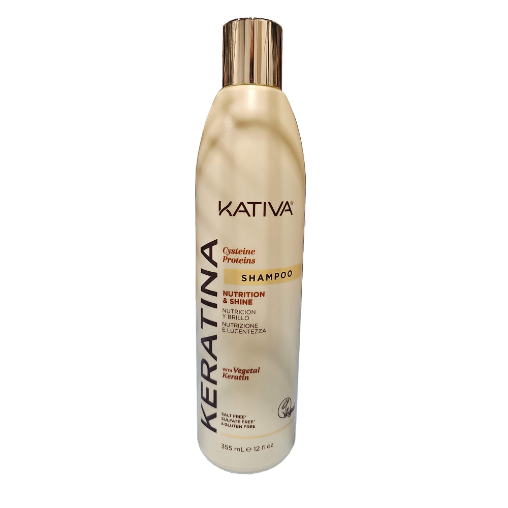 Kativa Keratina Cystein Proteins Shampoo 12.0Oz