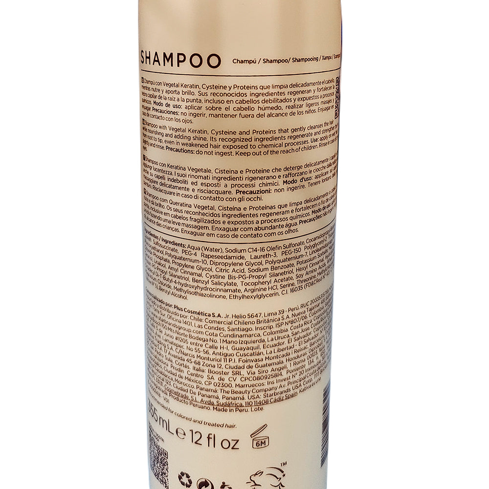 Kativa Keratina Cystein Proteins Shampoo 12.0Oz