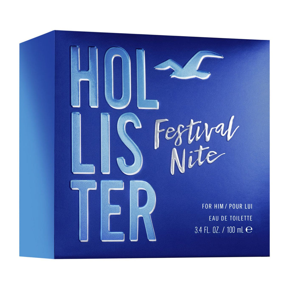 HOLLISTER FESTIVAL NITE (M) EDT SP 3.4oz