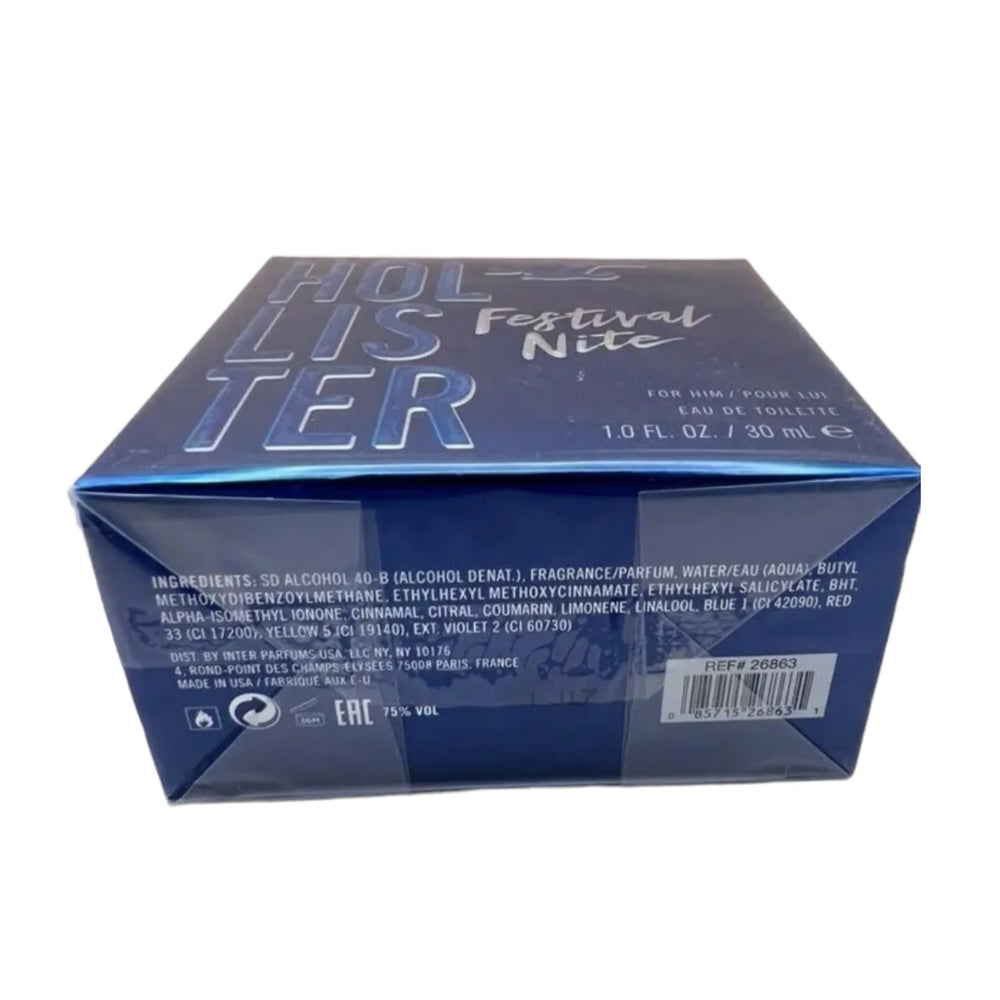 HOLLISTER FESTIVAL NITE (M) EDT SP 3.4oz