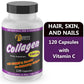 Sunshine Naturals Collagen & Vitamin C Dietary Supplement. 1480 mg. 120 Capsules