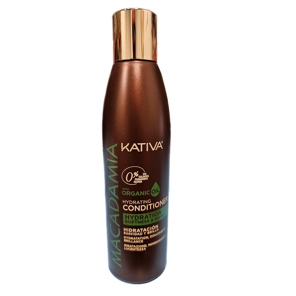 KATIVA MACADAMIA HYDRATING SMOOTH & SHINE CONDx250mL