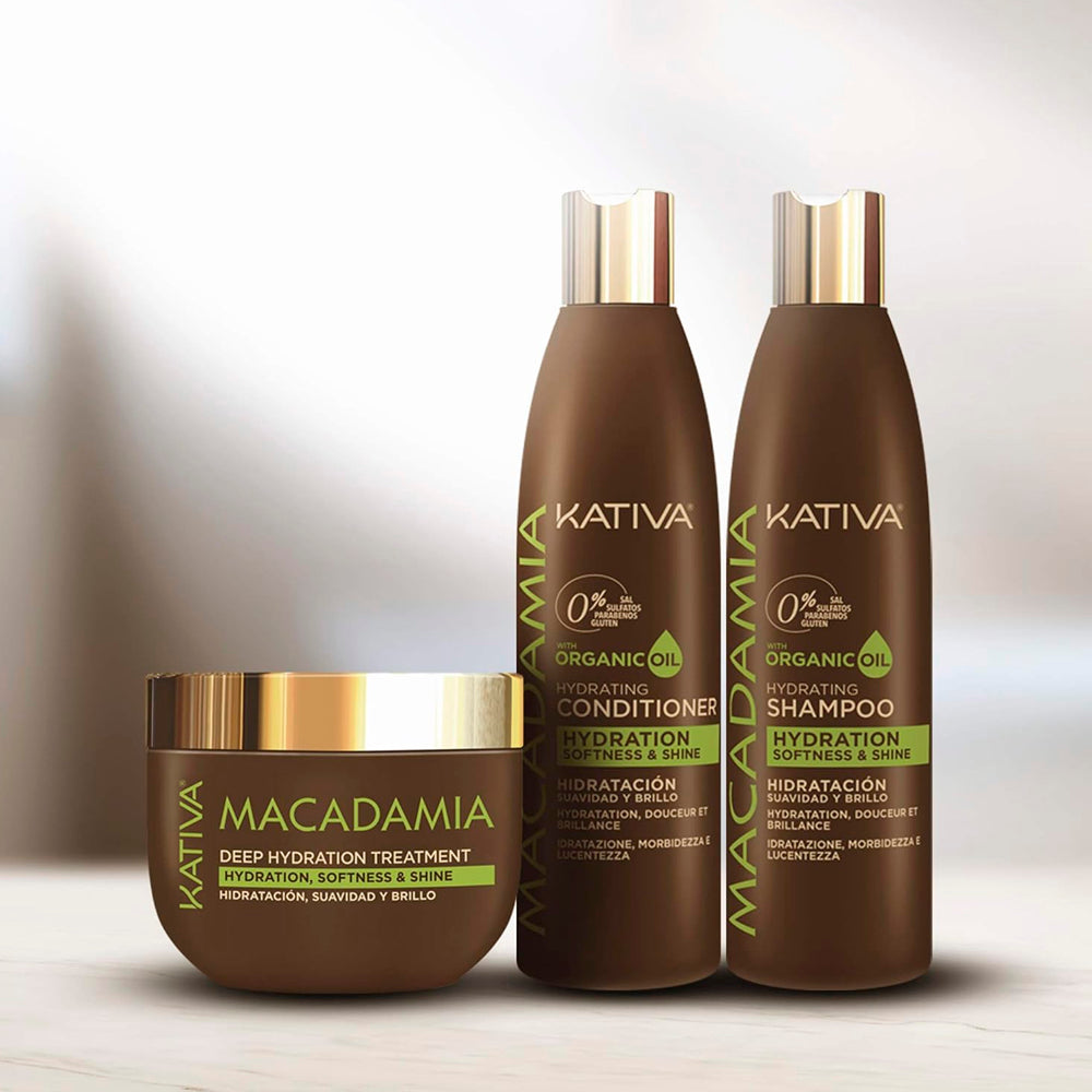 KATIVA MACADAMIA HYDRATING SMOOTH & SHINE CONDx250mL