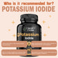 HealthDose Potassium Iodide KI Supplement. Thyroid Support. 130mg. 140 Tablets