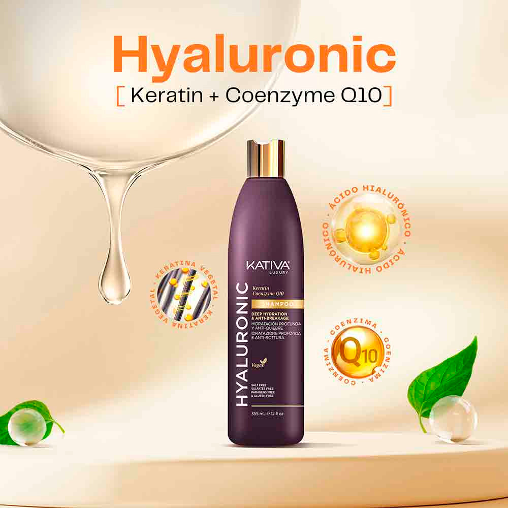 Kativa Hyaluronic Shampoo 12Oz