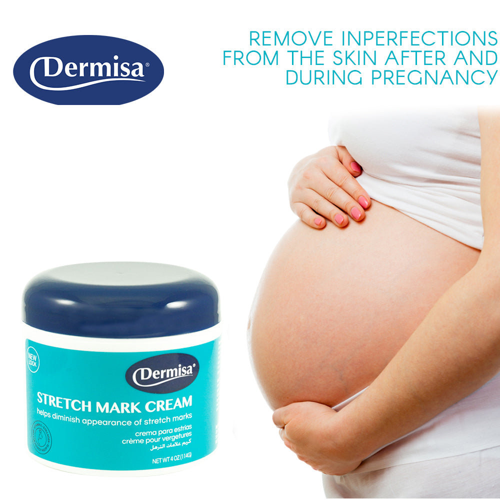 Dermisa Stretch Mark Cream 4 Oz / 114 g. - Pack of 4