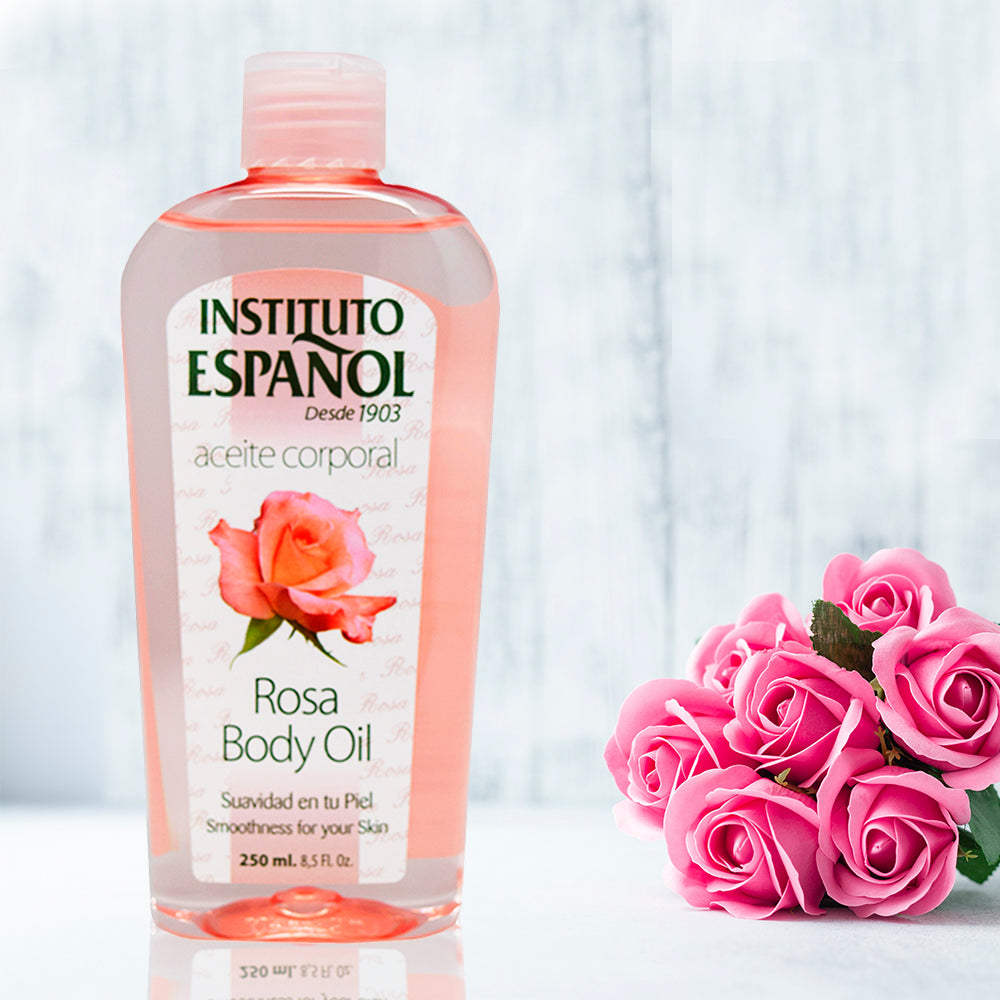 Instituto Español Rosa Body Oil 8.5 Fl Oz 250mL. Pack of 2