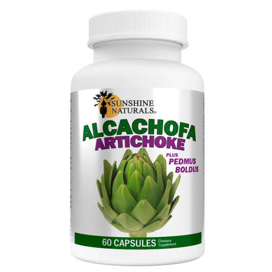 Sunshine Naturals Artichoke Supplement. Weight Loss and Liver Support. 60 Caps