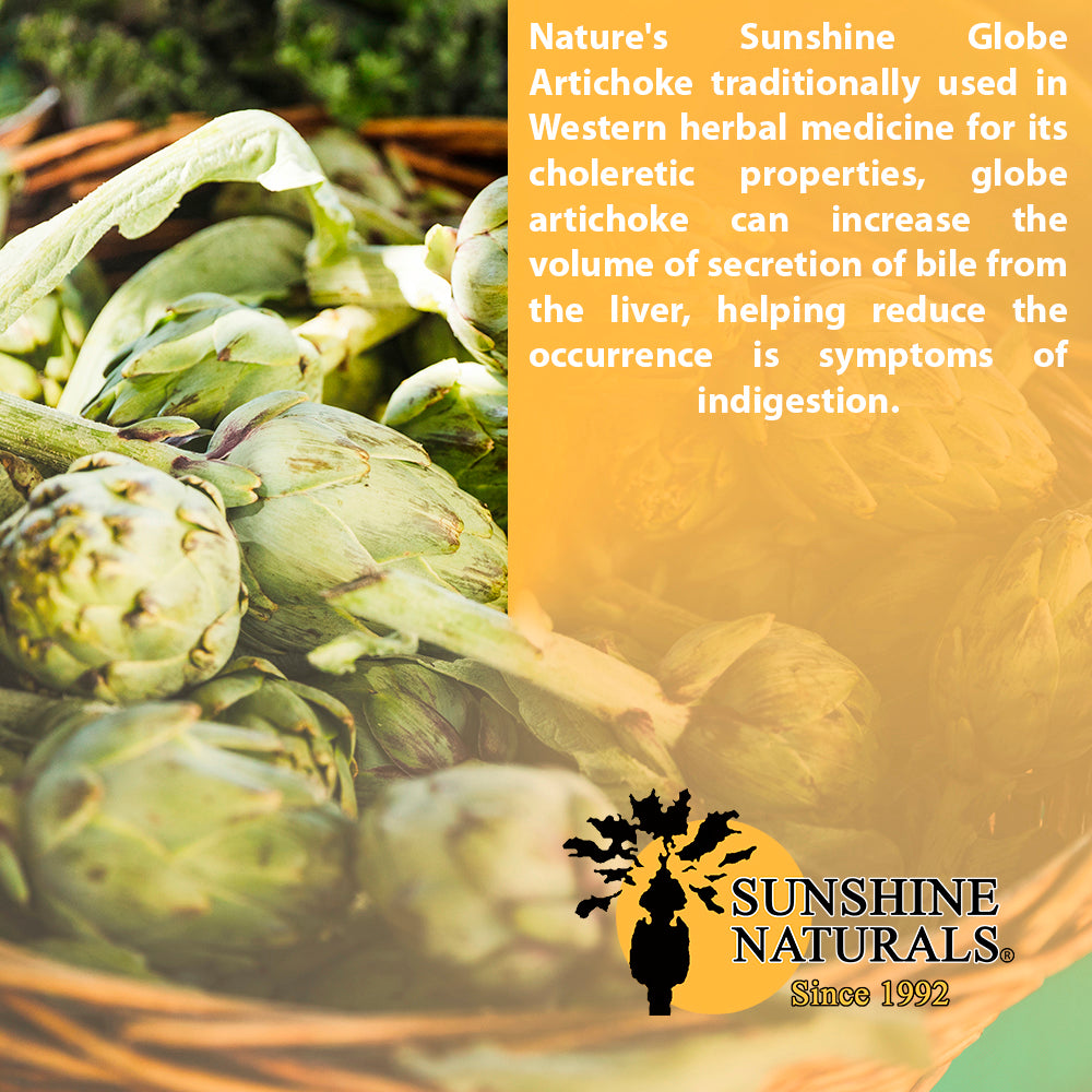 Sunshine Naturals Artichoke Supplement. Weight Loss and Liver Support. 60 Caps