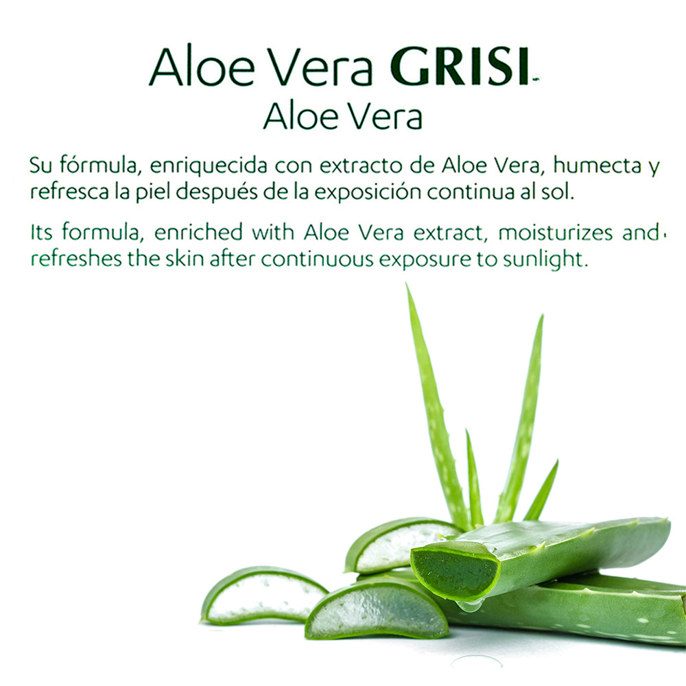 Grisi Cream Savila Aloe Vera 3.8 Oz / 110 g. - Pack of 6