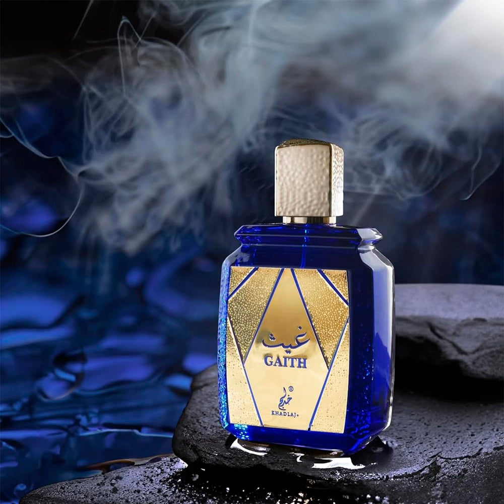Khadlaj Gaith Eau de Perfume Spray for Men, 3.4 Ounce