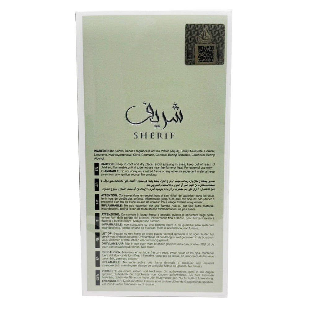 Lattafa Sherif 100Ml Edp Spray