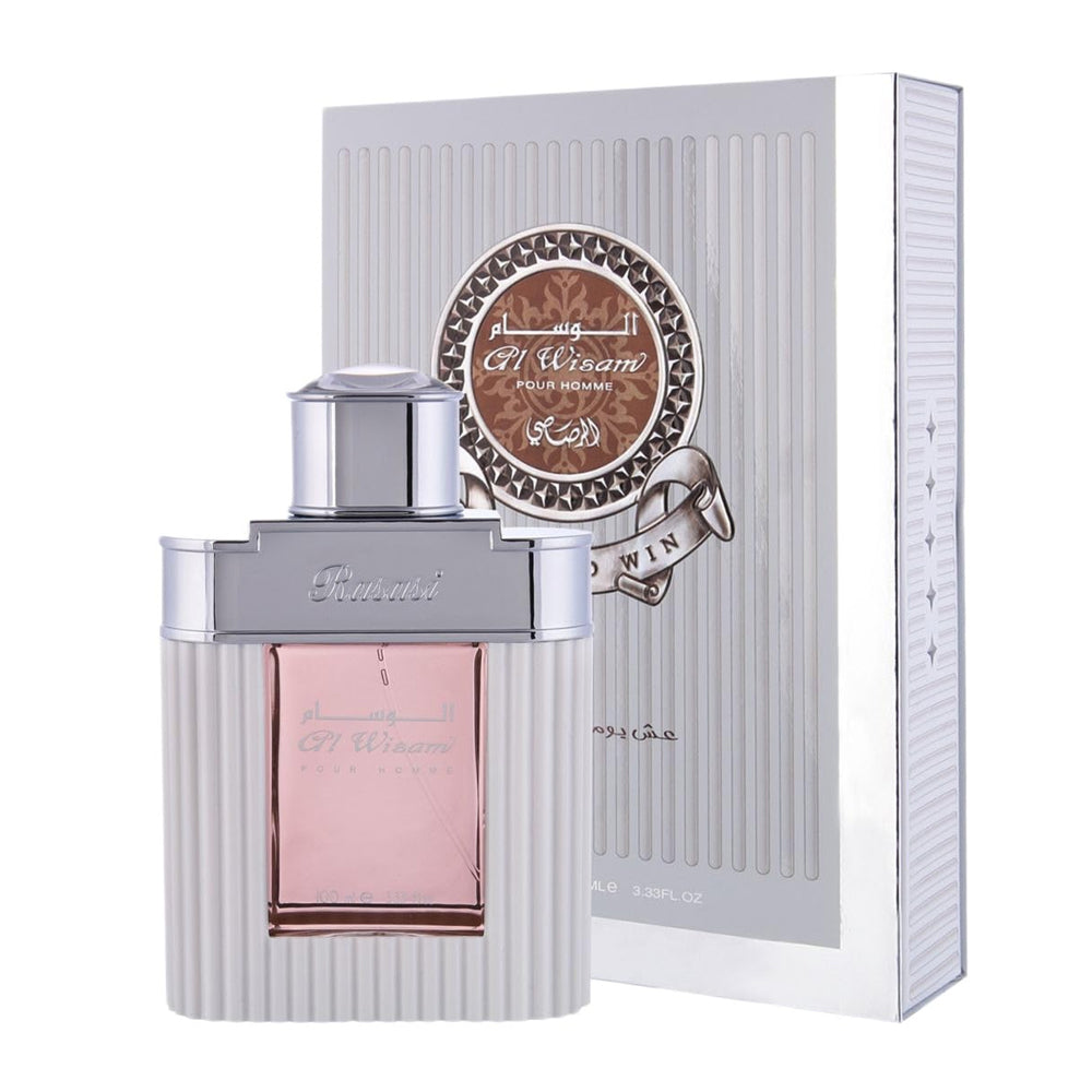 Rasasi Al Wisam Day Born to Win Eau De Parfum Spray for Men, 3.4 Ounce