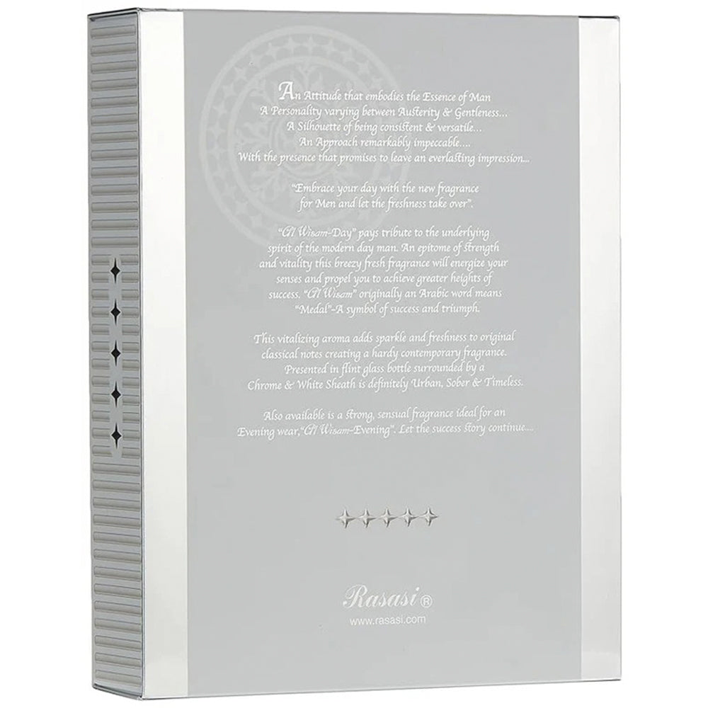 Rasasi Al Wisam Day Born to Win Eau De Parfum Spray for Men, 3.4 Ounce