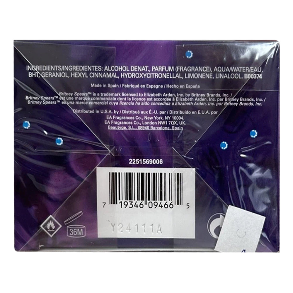 Fantasy Midnight Perfume By Britney Spears Eau De Parfum Spray Perfume for Women 3.4 oz Eau De Parfum Spray