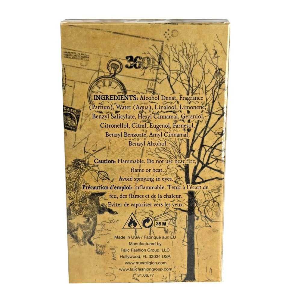 True Religion for Men Original Scent Mens Eau de Toilette 3.4 fl oz