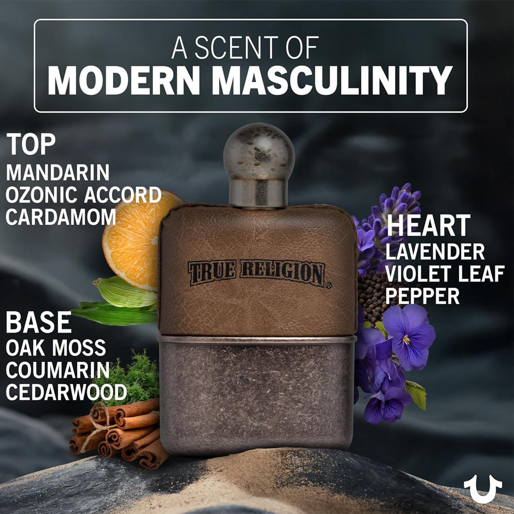 True Religion for Men Original Scent Mens Eau de Toilette 3.4 fl oz
