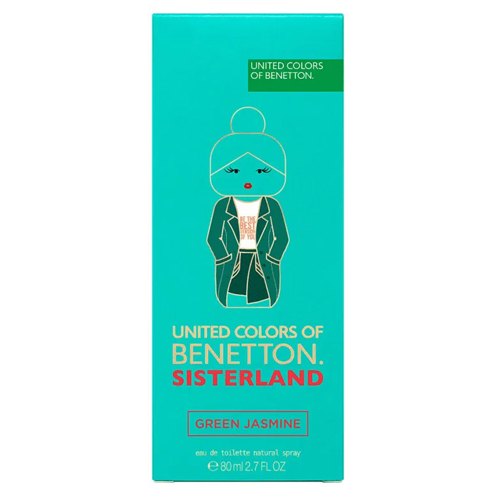 Benetton Sisterland Green Jasmine By Benetton Edt Spray 2.7 Oz