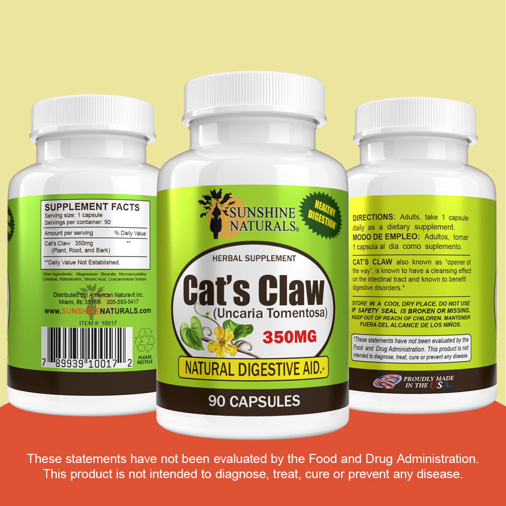 Sunshine Naturals Cat'S Claw  350 Mg