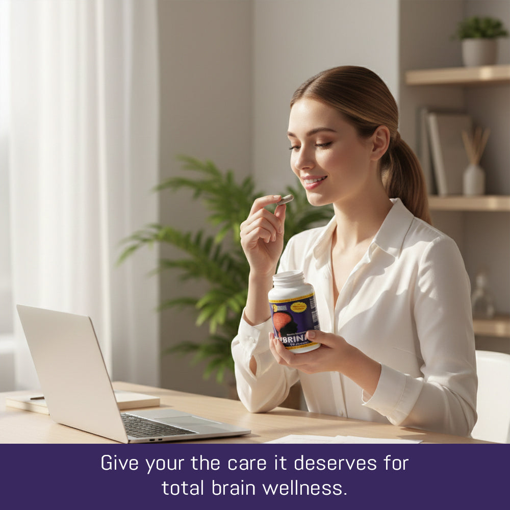 Sunshine Naturals Cerebrina With Ginkgo Biloba & L-Glutamic 90 Capsules