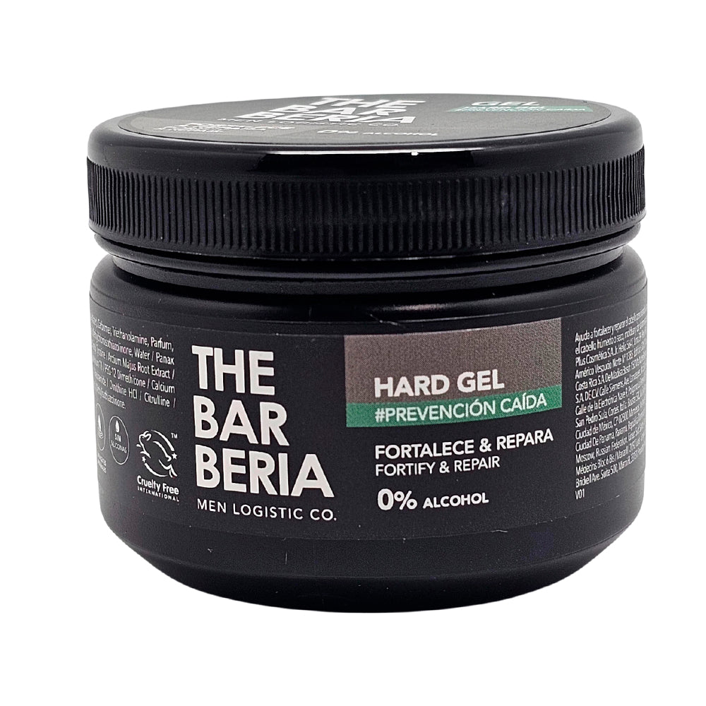 The Barberia Hair Loss Prevention Gel, Strengthens & repairs, 3.3 fl oz 0% alcohol. Pack of 3