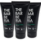 The Barberia Shaving Gel, 5 fl oz 0% alcohol, Aloe Vera & Turmeric for sensitive skin. Pack of 3