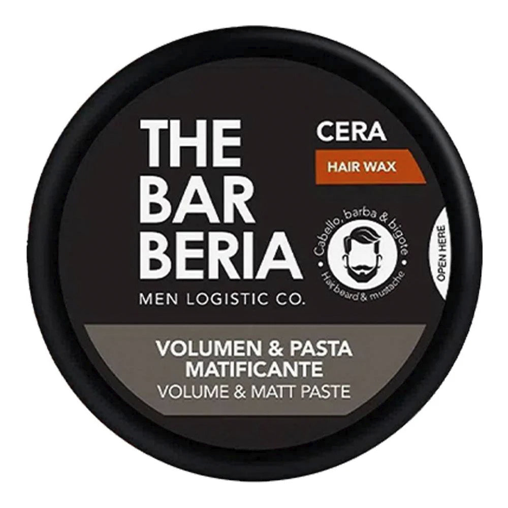 The Barberia Volume & Matte Paste Hair Wax, 2.4 fl oz Hair, beard & mustache